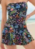 Skirted Bandeau Swim Dress - Midnight Elegance sold by VENUS
