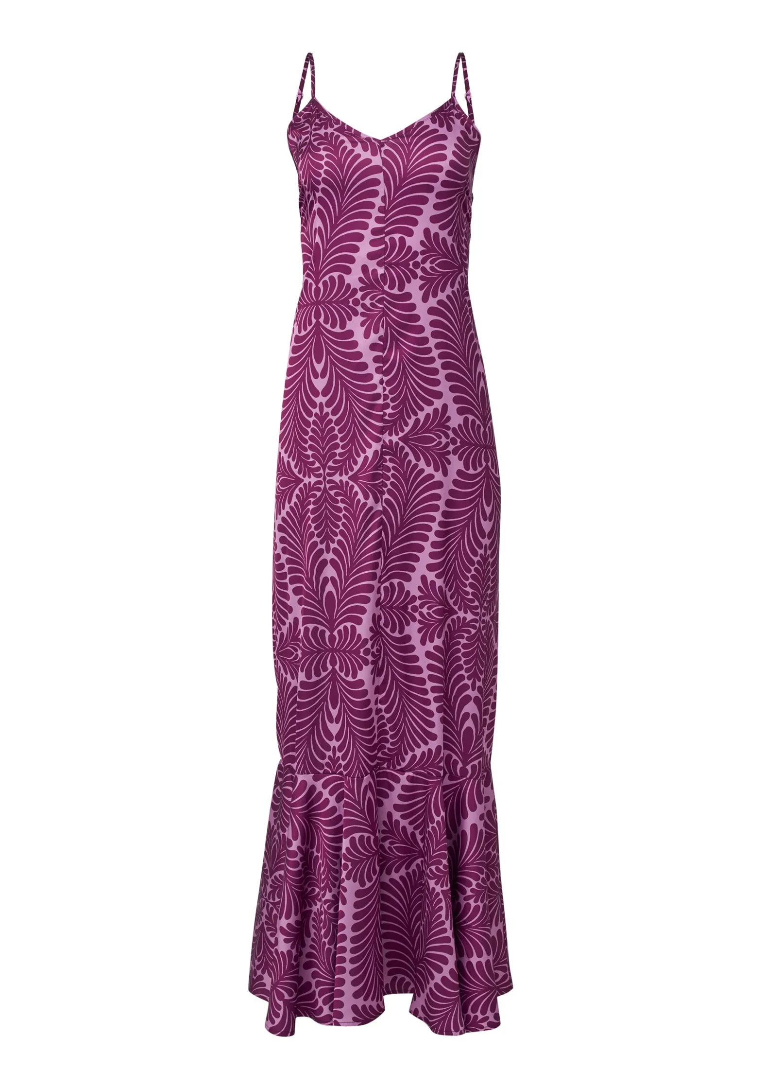 Tassel Tie-Back Maxi Dress - Purple Multi sold by VENUS product image thumbnail 5