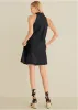 Twist Halter Dress - Black sold by VENUS