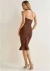 Halter Bandage Dress  - Brown sold by VENUS