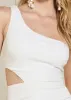 One-Shoulder Cutout Gown - Off White sold by VENUS