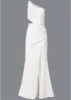 One-Shoulder Cutout Gown - Off White sold by VENUS