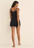 Cozy Waffle Romper - Black sold by VENUS