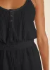 Cozy Waffle Romper - Black sold by VENUS