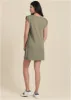 Easy Shift Dress - Olive sold by VENUS