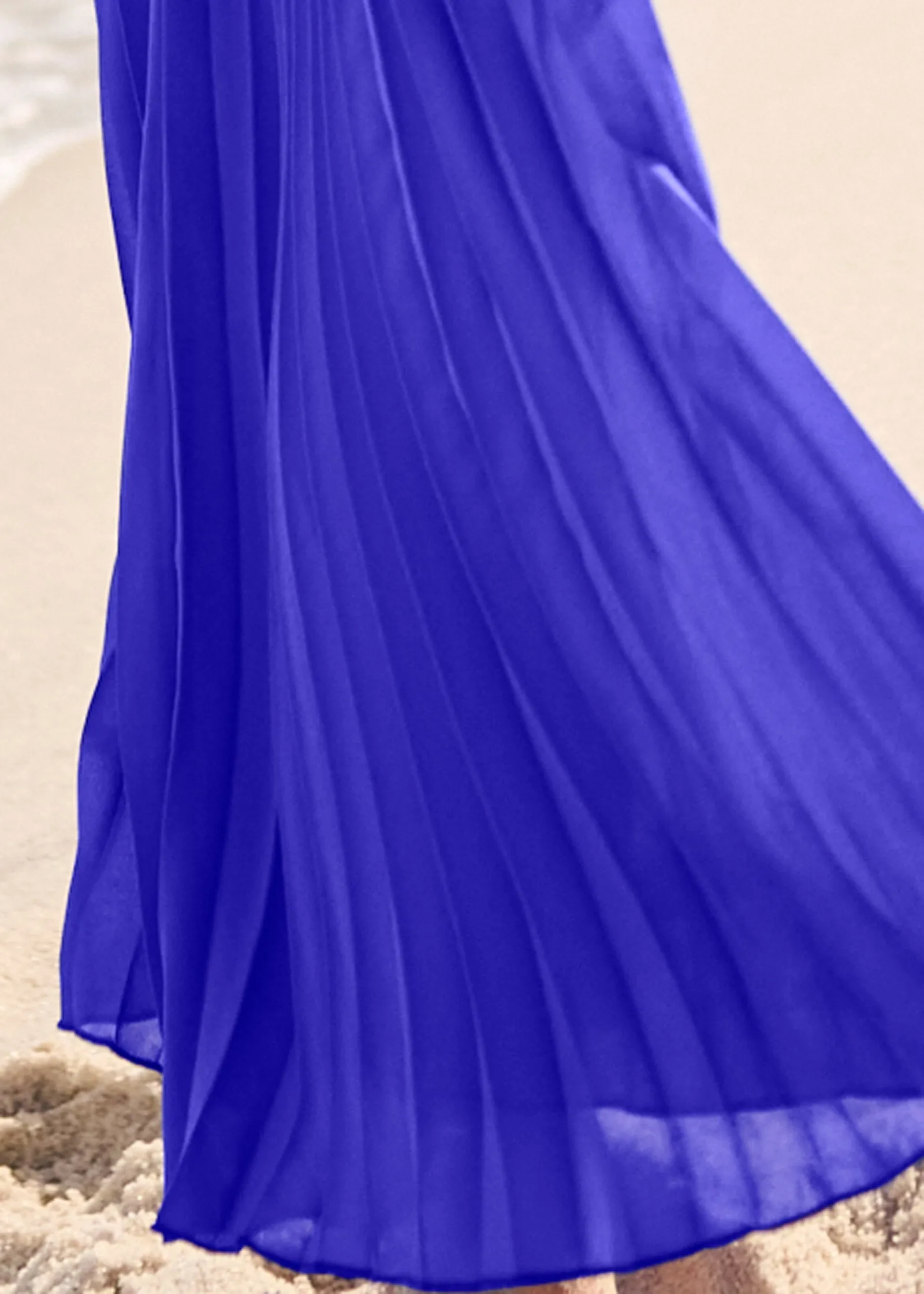 Pleated Cover-Up Pants - Cobalt Blue sold by VENUS product image thumbnail 4