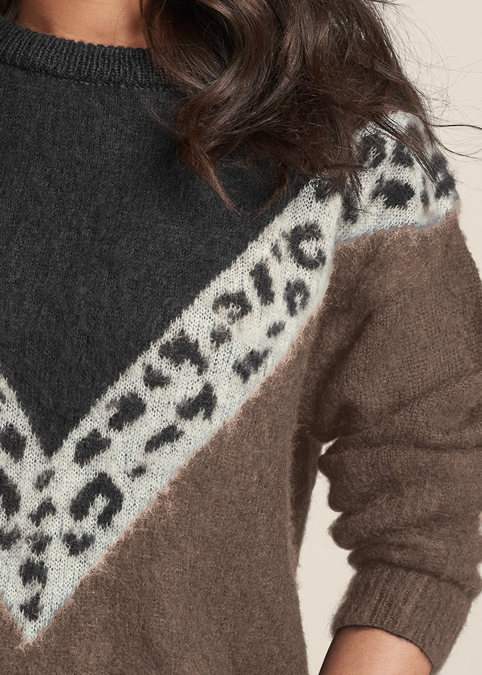Leopard Stripe Sweater - Black Multi sold by VENUS product image thumbnail 4
