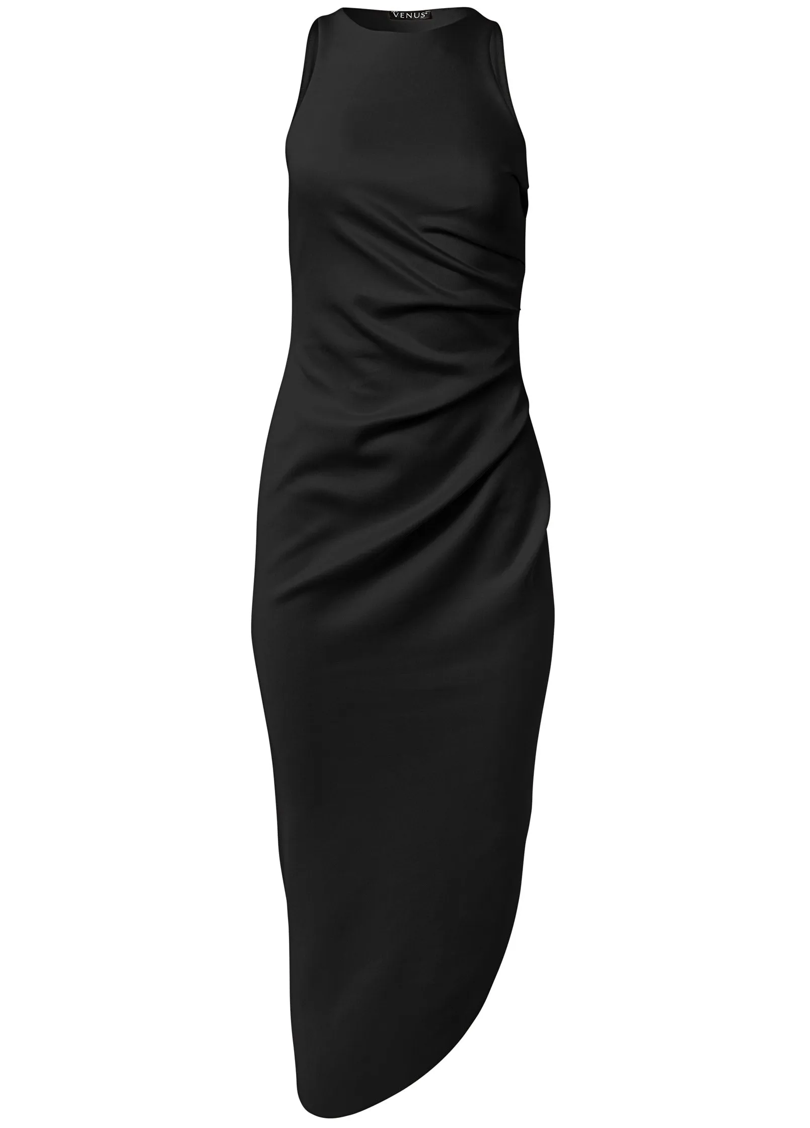 Ruched Bodycon Dress - Black sold by VENUS product image thumbnail 5