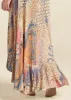 Surplice Maxi Dress - Orange Multi sold by VENUS