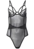 Strappy Detail Teddy - Black sold by VENUS