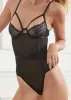 Strappy Detail Teddy - Black sold by VENUS