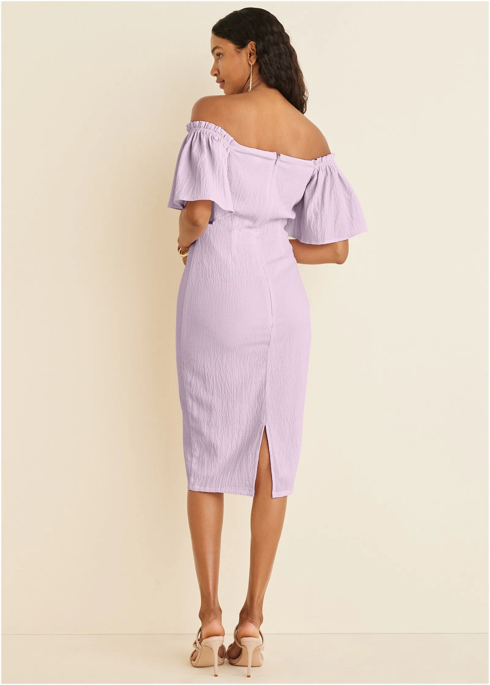 Sweetheart midi dress - Lilac sold by VENUS product image thumbnail 2