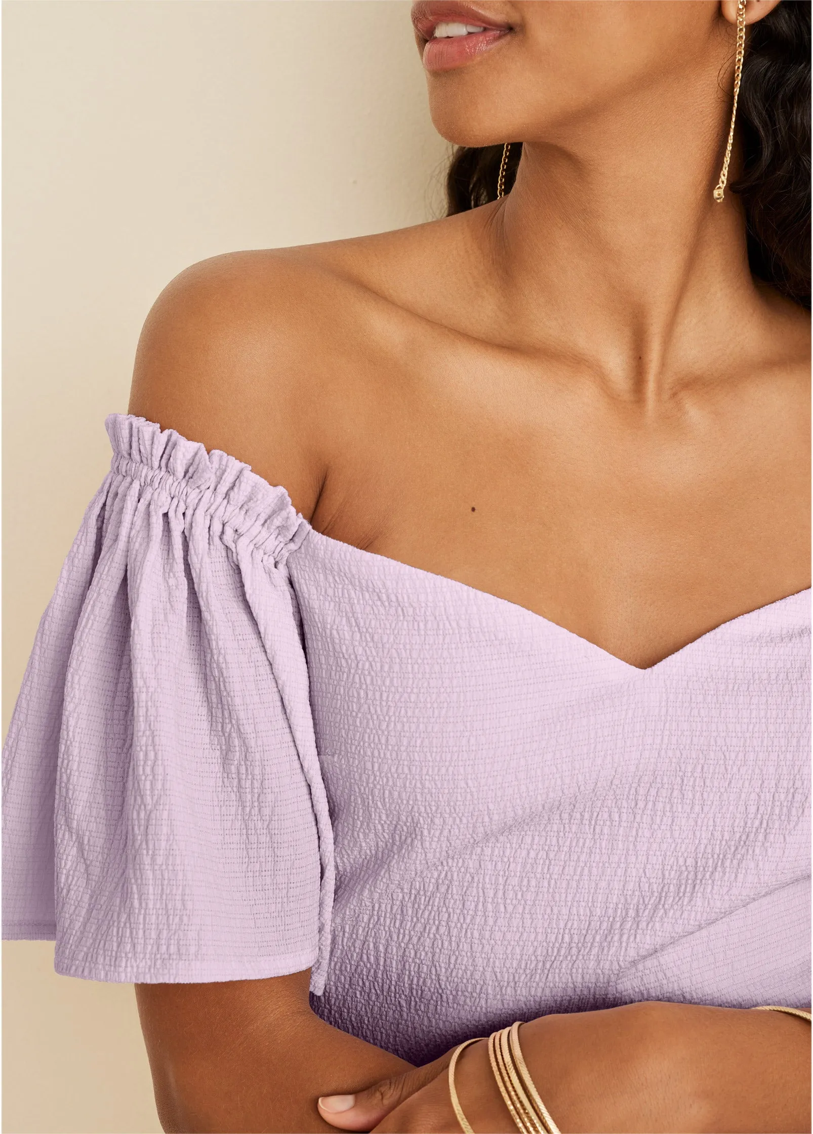 Sweetheart midi dress - Lilac sold by VENUS product image thumbnail 3