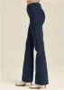 Corduroy Flared Pants - Navy sold by VENUS