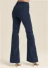 Corduroy Flared Pants - Navy sold by VENUS