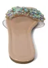 Rhinestone Sandal - Natural Multi sold by VENUS