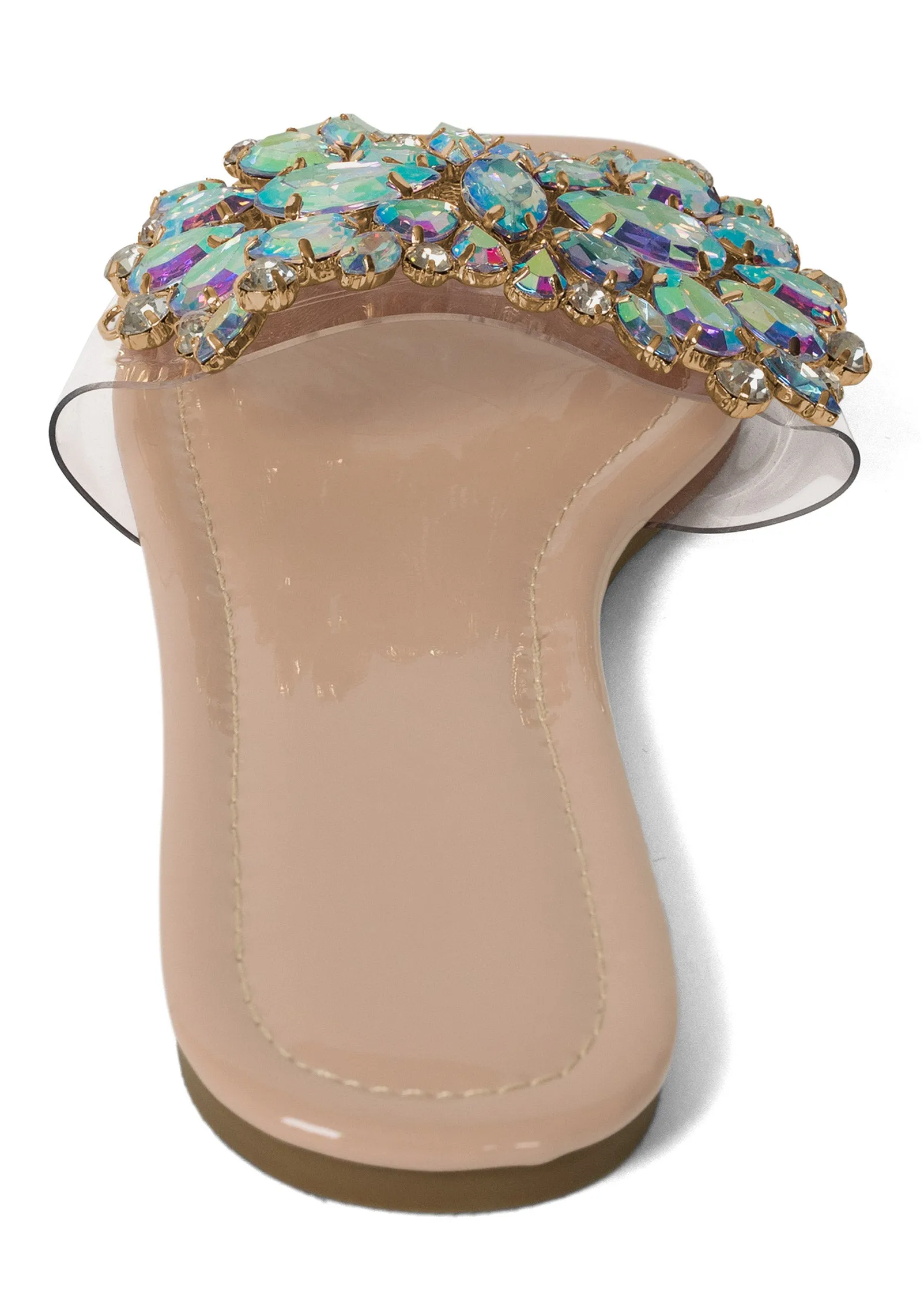 Rhinestone Sandal - Natural Multi sold by VENUS product image thumbnail 4