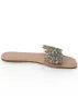 Rhinestone Sandal - Natural Multi sold by VENUS