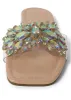 Rhinestone Sandal - Natural Multi sold by VENUS