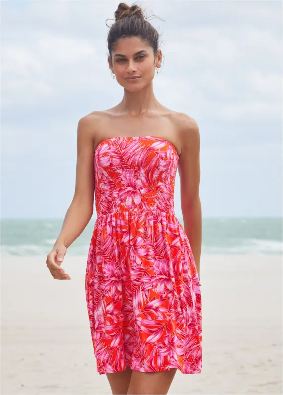 Convertible Coverup Dress - Vintage Florals sold by VENUS