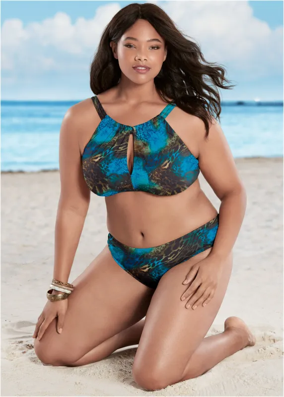 Keyhole High Neck Top - Mystique sold by VENUS