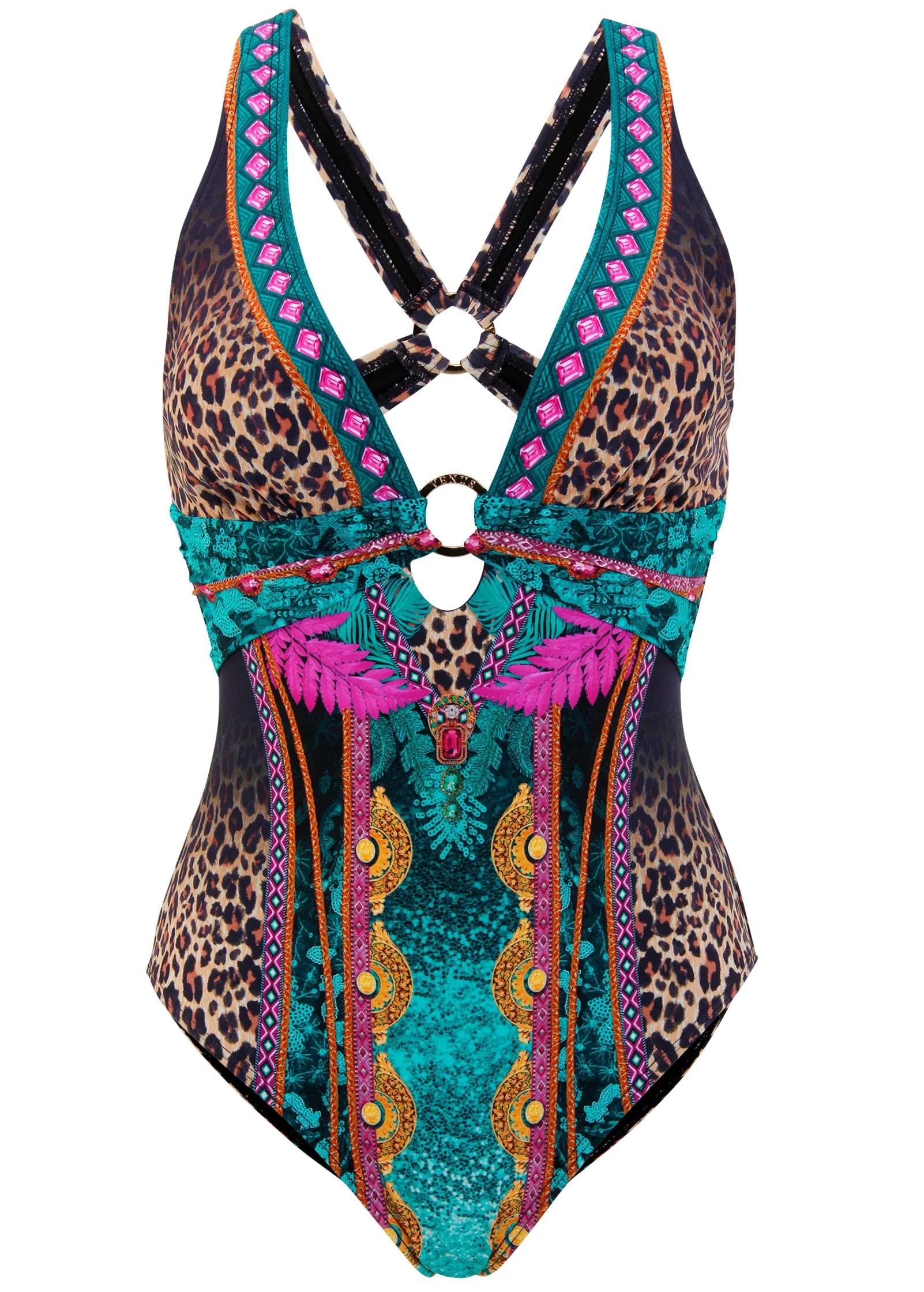 Criss Cross One Piece - Jungle Beauty sold by VENUS product image thumbnail 3