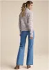 Popcorn Stitch Turtleneck Sweater - Pink Multi sold by VENUS