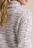 Popcorn Stitch Turtleneck Sweater - Pink Multi sold by VENUS