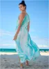 Maxi Cover-Up Dress - Aqua Tie Dye sold by VENUS