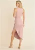 Ruched Bodycon Dress - Peach sold by VENUS