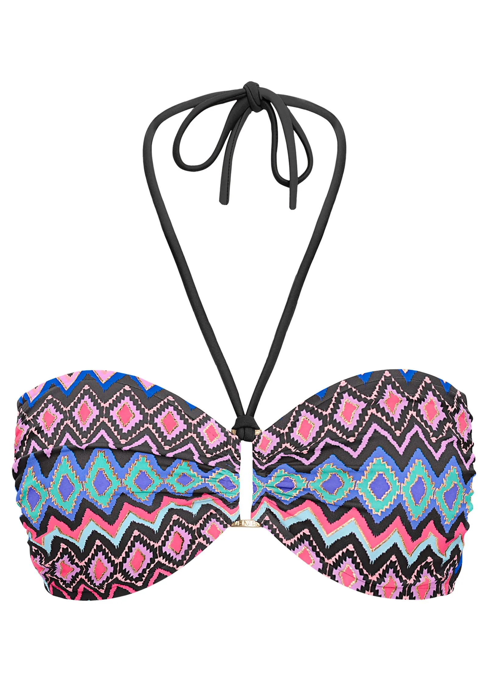 Shapely Ruched Bandeau - Dancing Diamonds sold by VENUS product image thumbnail 2