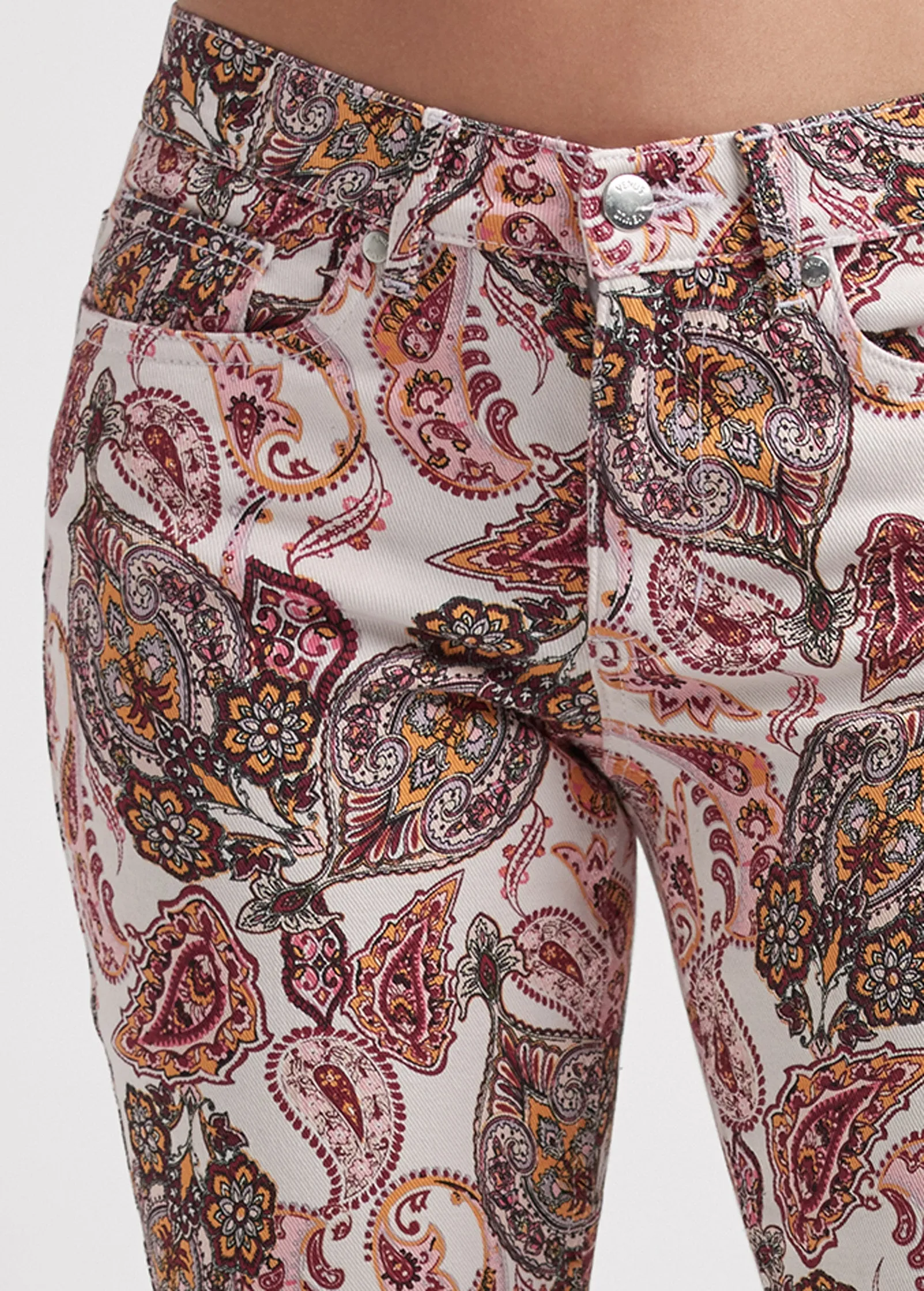 Cindy Capri Jeans - Blush Multi sold by VENUS product image thumbnail 4