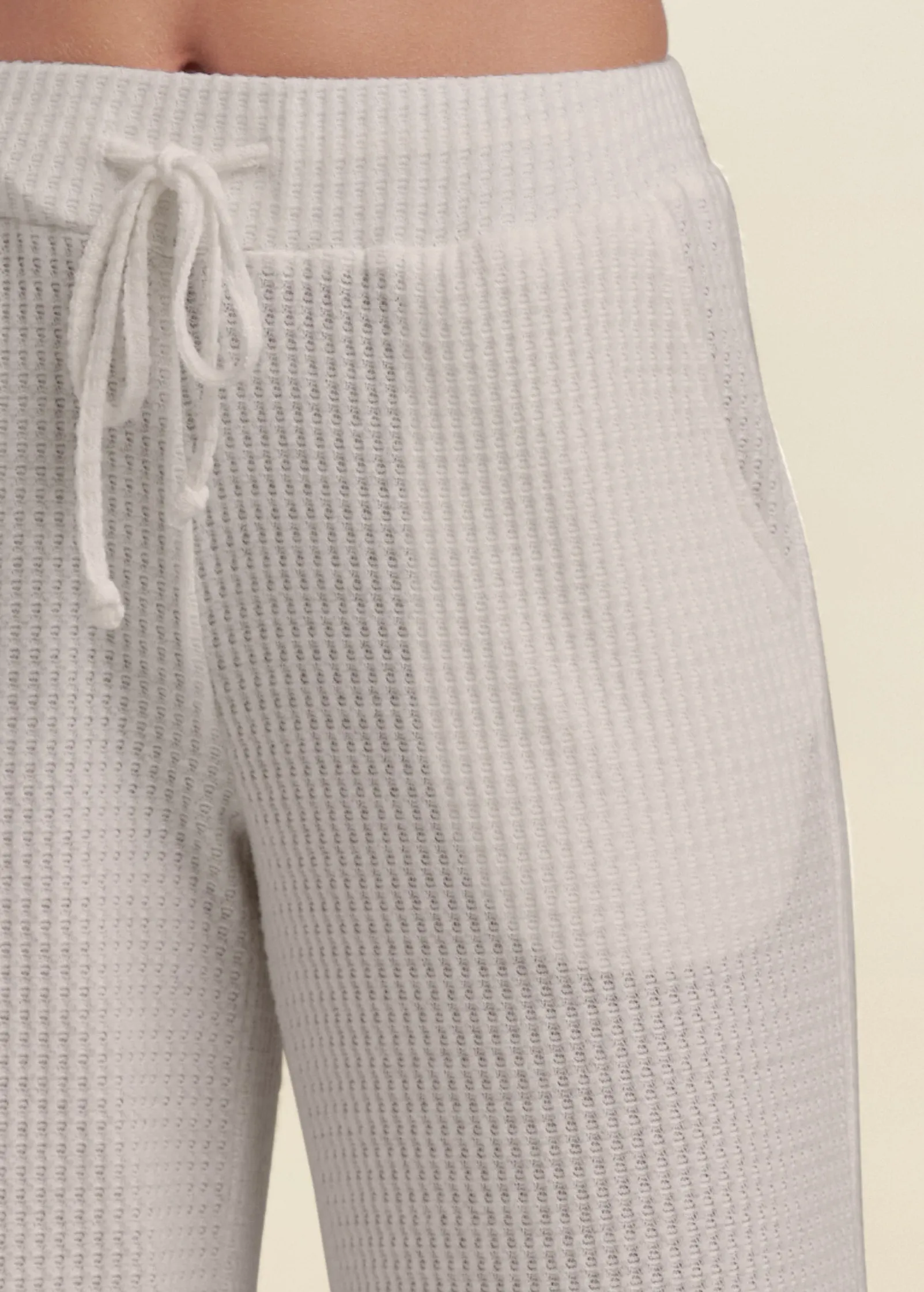 Brushed Waffle Lounge Pants - Oatmeal sold by VENUS product image thumbnail 4
