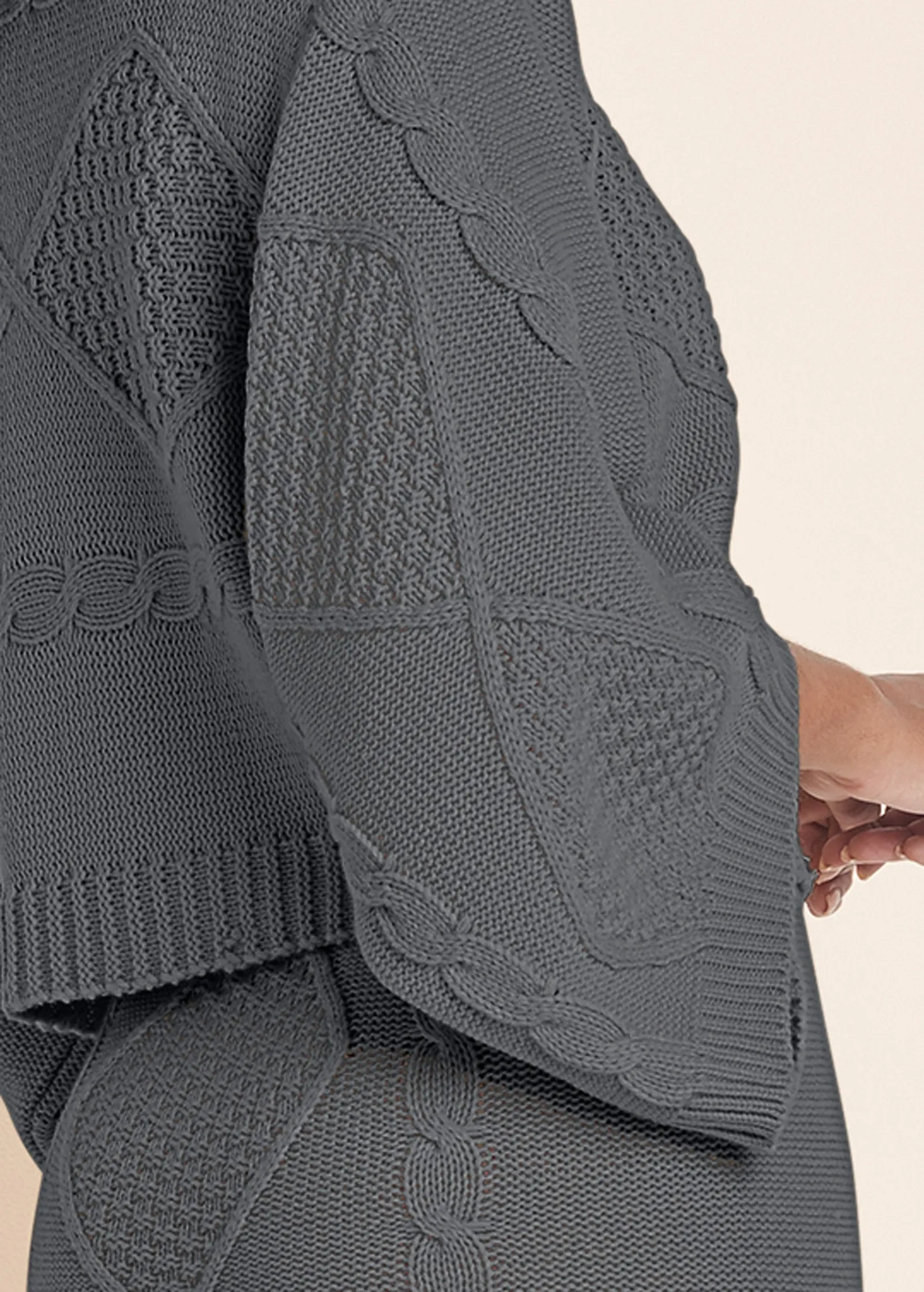 Two-Piece Sweater Dress - Dark Grey sold by VENUS product image thumbnail 4