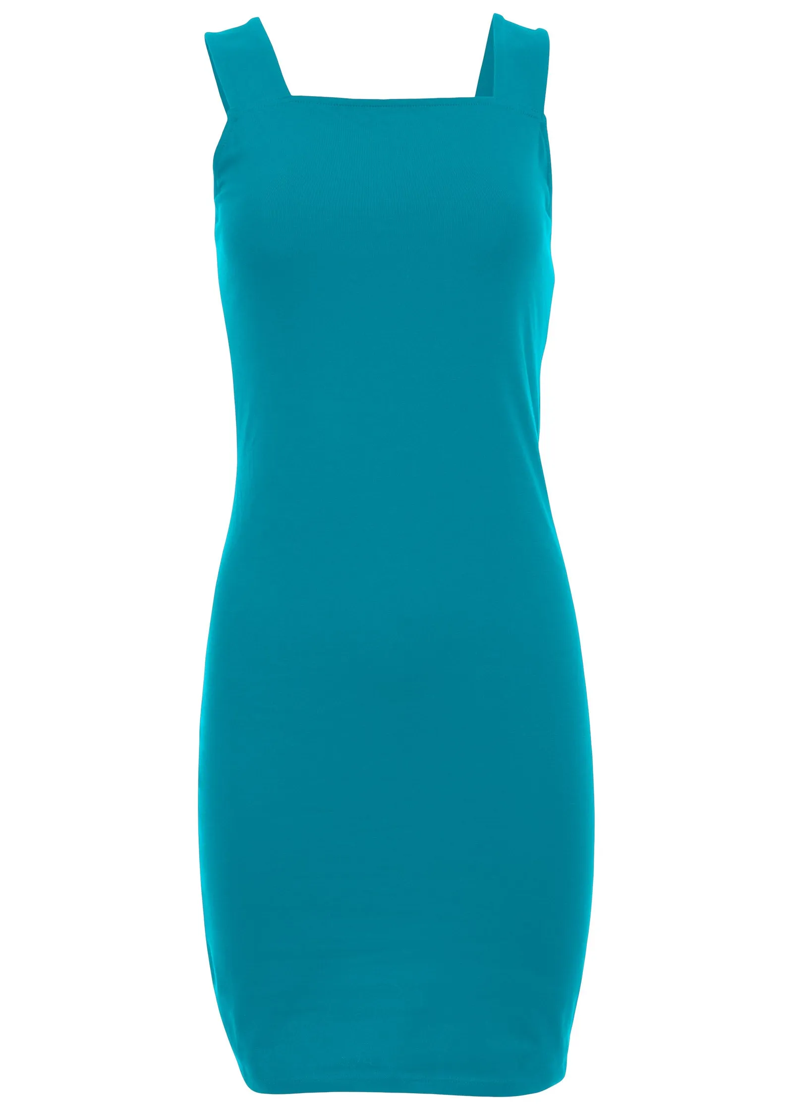Square Neck Tank Dress - Teal sold by VENUS product image thumbnail 3