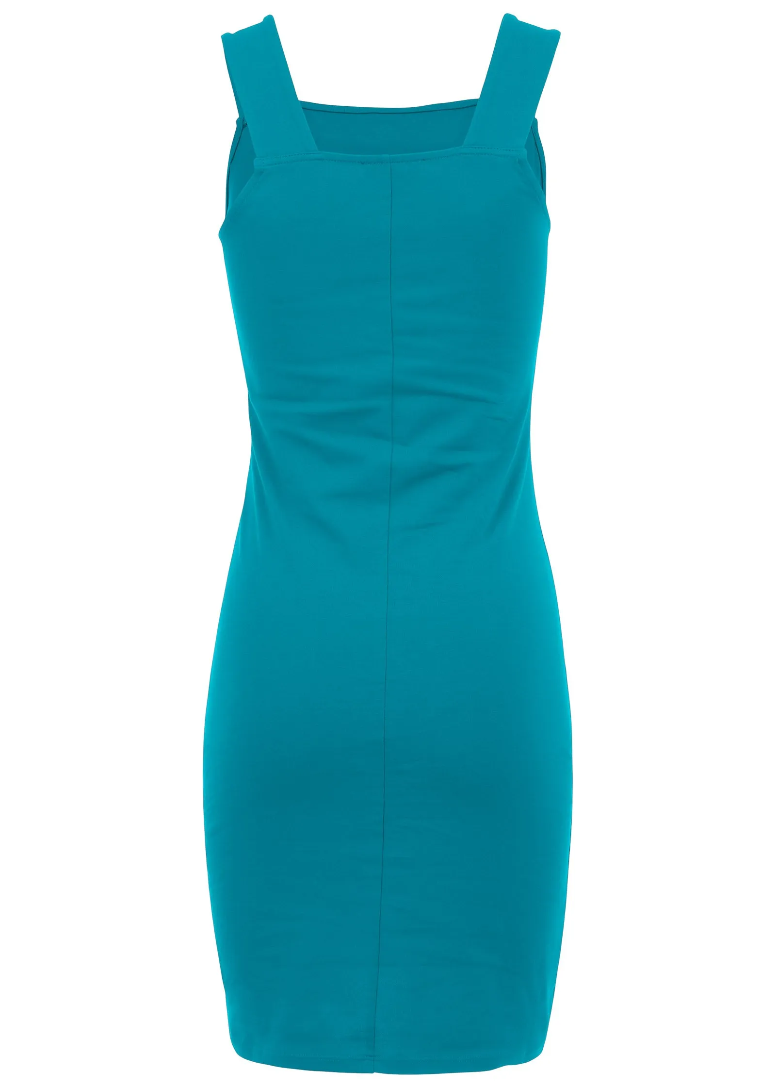 Square Neck Tank Dress - Teal sold by VENUS product image thumbnail 4