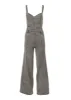 Wide Leg Denim Jumpsuit - Grey Washed Denim sold by VENUS