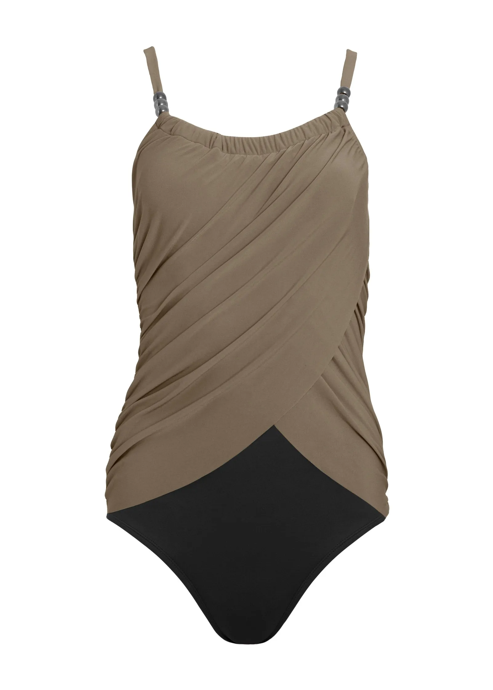 Slimming Draped One-Piece - Sahara sold by VENUS product image thumbnail 5