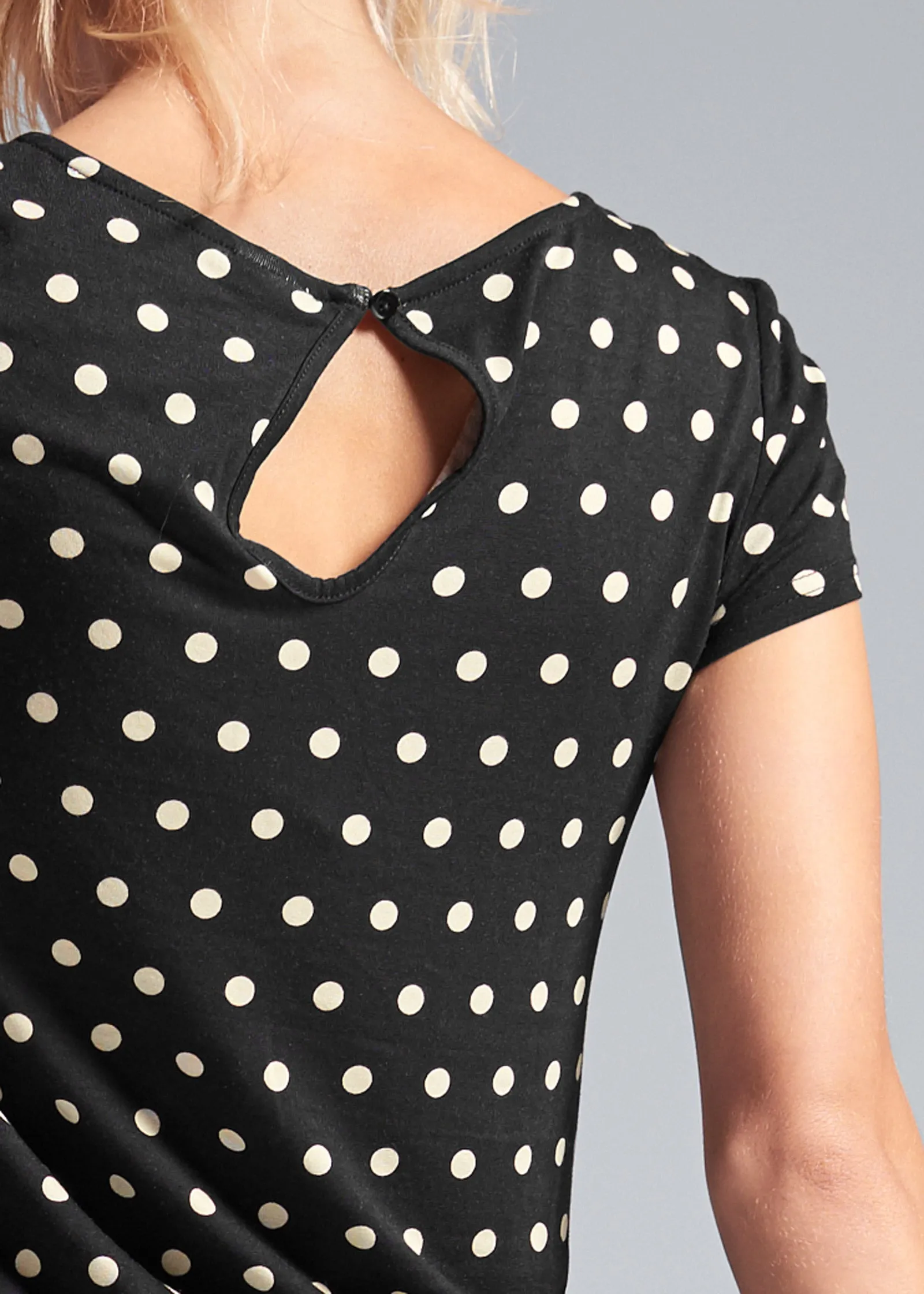 Polka Dot Jumpsuit - Black & White sold by VENUS product image thumbnail 3