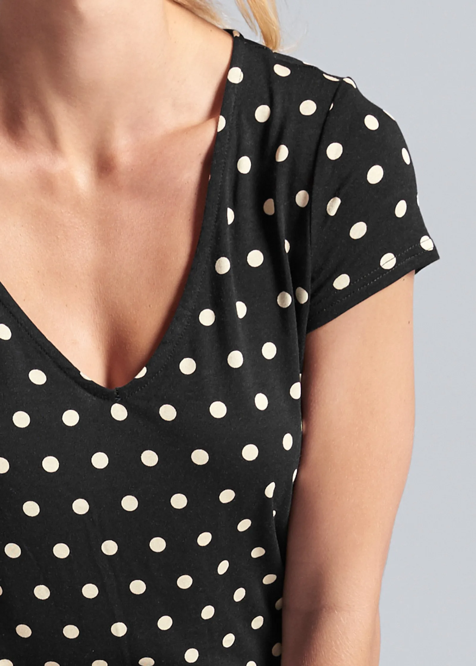 Polka Dot Jumpsuit - Black & White sold by VENUS product image thumbnail 4
