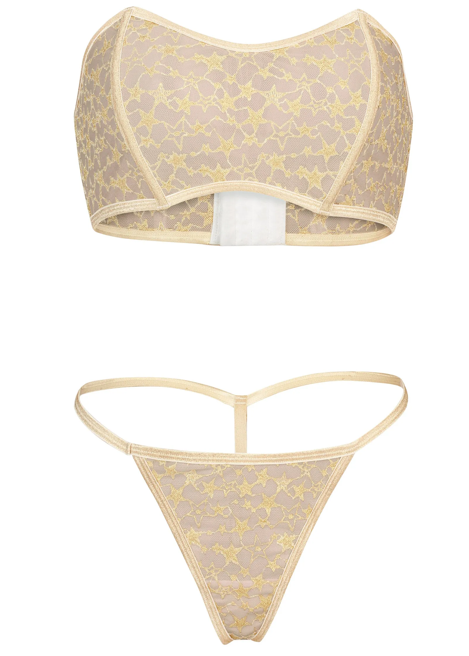 Gold Link Bra And Panty - Starry Night sold by VENUS product image thumbnail 5