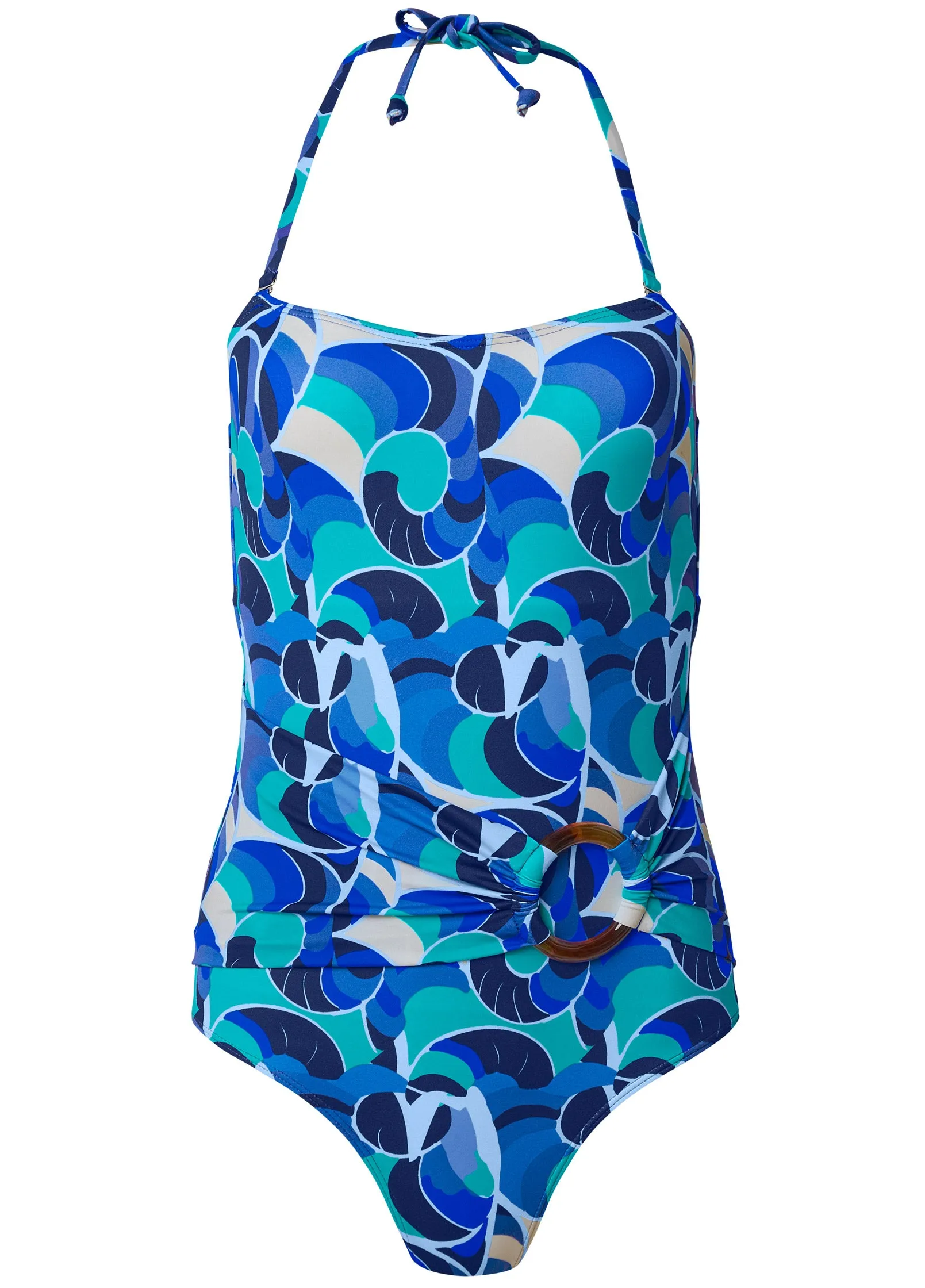 Bandeau Ring One-Piece - Blue Abalone sold by VENUS product image thumbnail 5