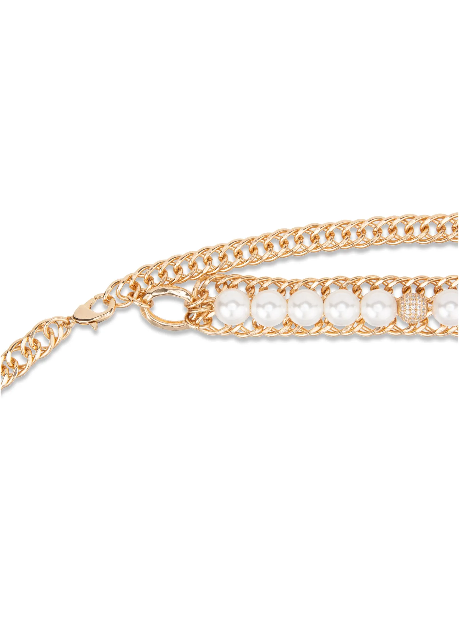 Pearl Chain Belt - Gold sold by VENUS product image thumbnail 2