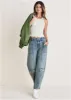 Matte Satin Bomber - Bronze Green sold by VENUS