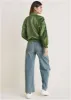 Matte Satin Bomber - Bronze Green sold by VENUS
