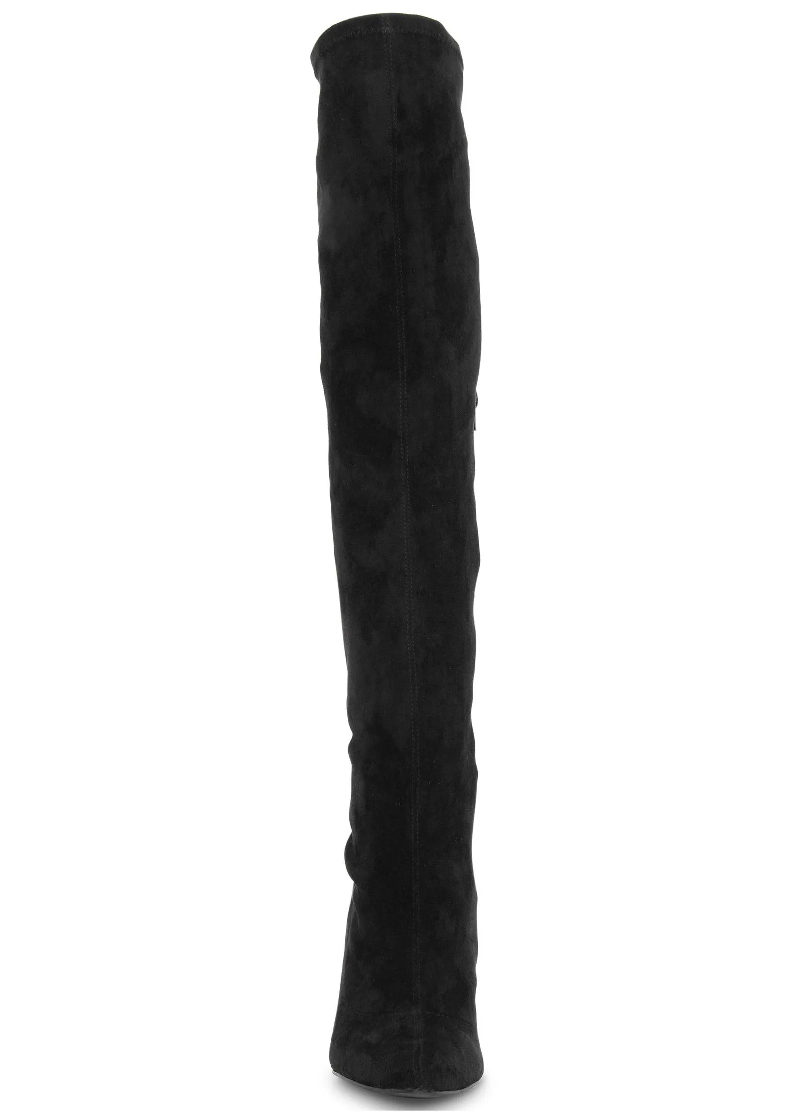 Suede Over The Knee Boots - Black sold by VENUS product image thumbnail 3