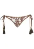 Miami Tie Side Bottom  - Mystic Paisley sold by VENUS