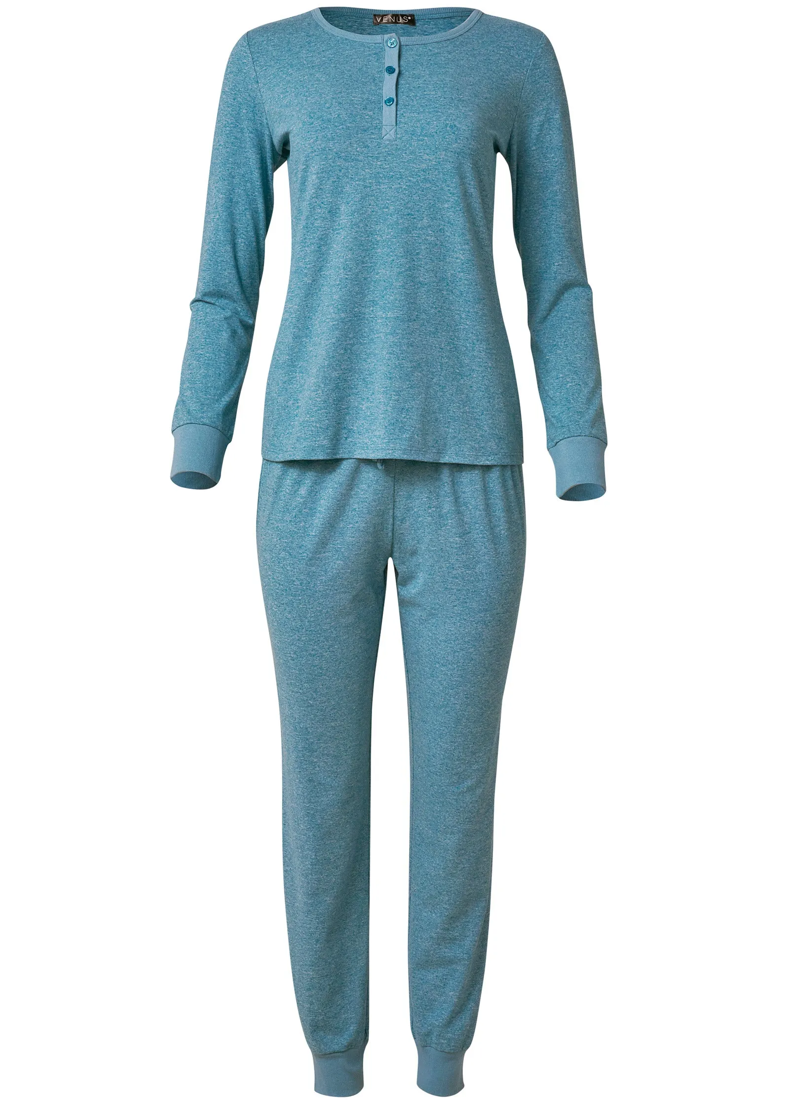 Henley pajama set - Sapphire Blue sold by VENUS product image thumbnail 5