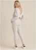 Knot-Back Top And Pants Set - Vanilla Heather sold by VENUS