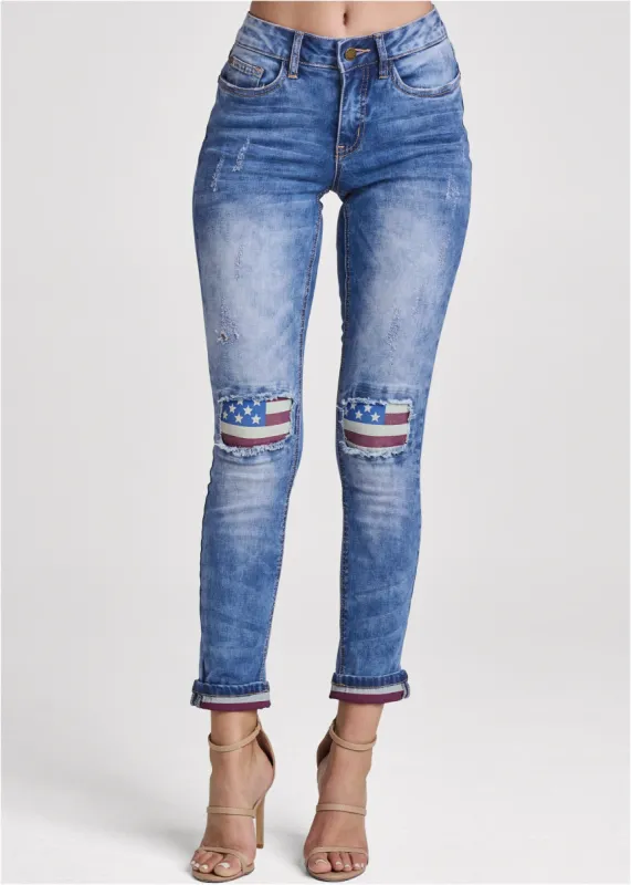Americana Jeans - Medium Wash sold by VENUS